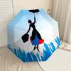 1PC Mary Poppins Flying Umbrella-8-Rib Reinforced, Automatic Open, Lightweight & Durable, Cute Fashion Accessory for Outdoor-W178