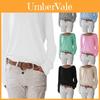 T-shirt in Cotone da Donna con Girocollo Manica Lunga Vestibilità Casual Morbido Comfort