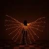 LED Luminous Rainbow Butterfly Belly Dance Wings