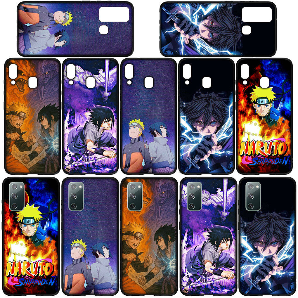 Phone Case for iPhone 17 15 16 Plus Redmi Note 14 12 11 13 Pro Max Huawei P30 P20 Lite OPPO A60 A40 A80 A38 A54 Sasuke Uchiha Silicone Narutos Cover