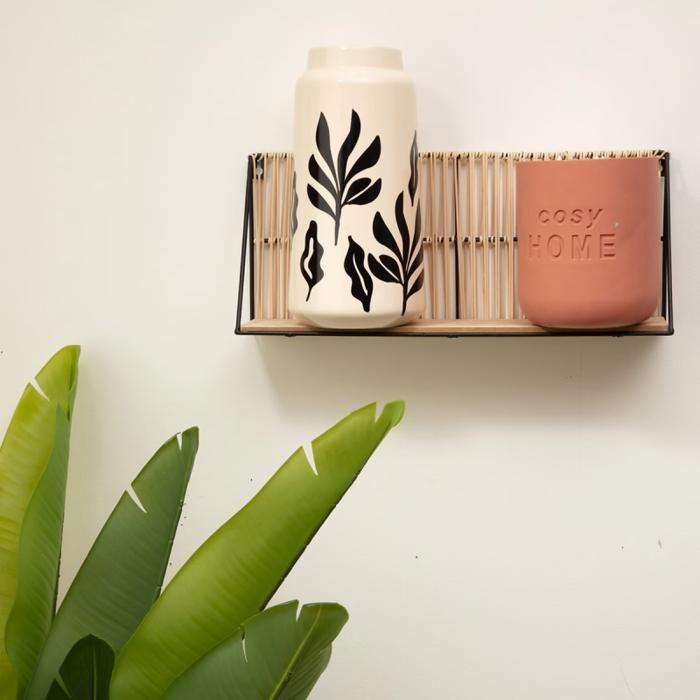 Étagère murale "Sofia" 48 x 21 cm corde et métal Atmosphera for Kids