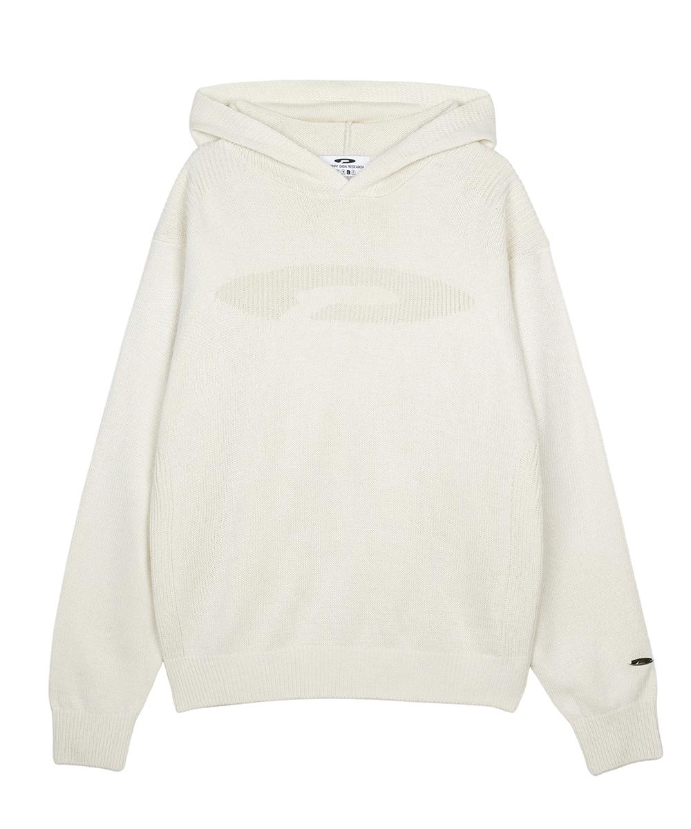 Fdr Varigated Logo Plain Hood Knit Cream Cream/S(Woman)