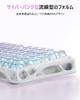 GravaStar K1 Lite Gaming Transparent Gasket Bluetooth Transparent RGB US Layout Mechanical Beautiful Aurora Color Keyboard, Keyboard, Wireless, 75%