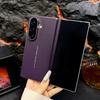 Luxus Beschichtung PU Leder Doppelscharnier Schutz Stoßfest Rückseite Hülle für Samsung Galaxy Z Fold 8 7 / Z Fold 8 Ultra