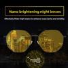 Night Driving Glasses With Yellow Pc Lenses For Men Business Commuting