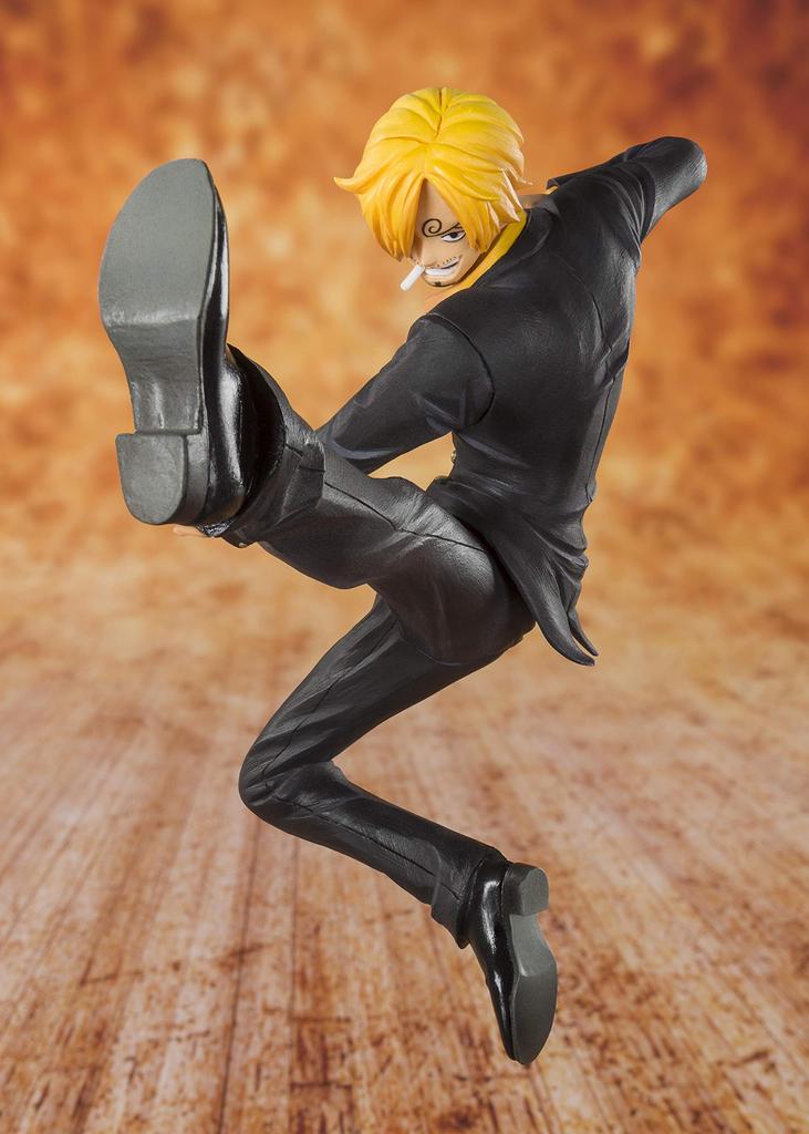 TAMASHII NATIONS Figuarts ZERO ONE PIECE Black Leg Sanji, approximately 130mm, ABS & PVC, painted, finished figure