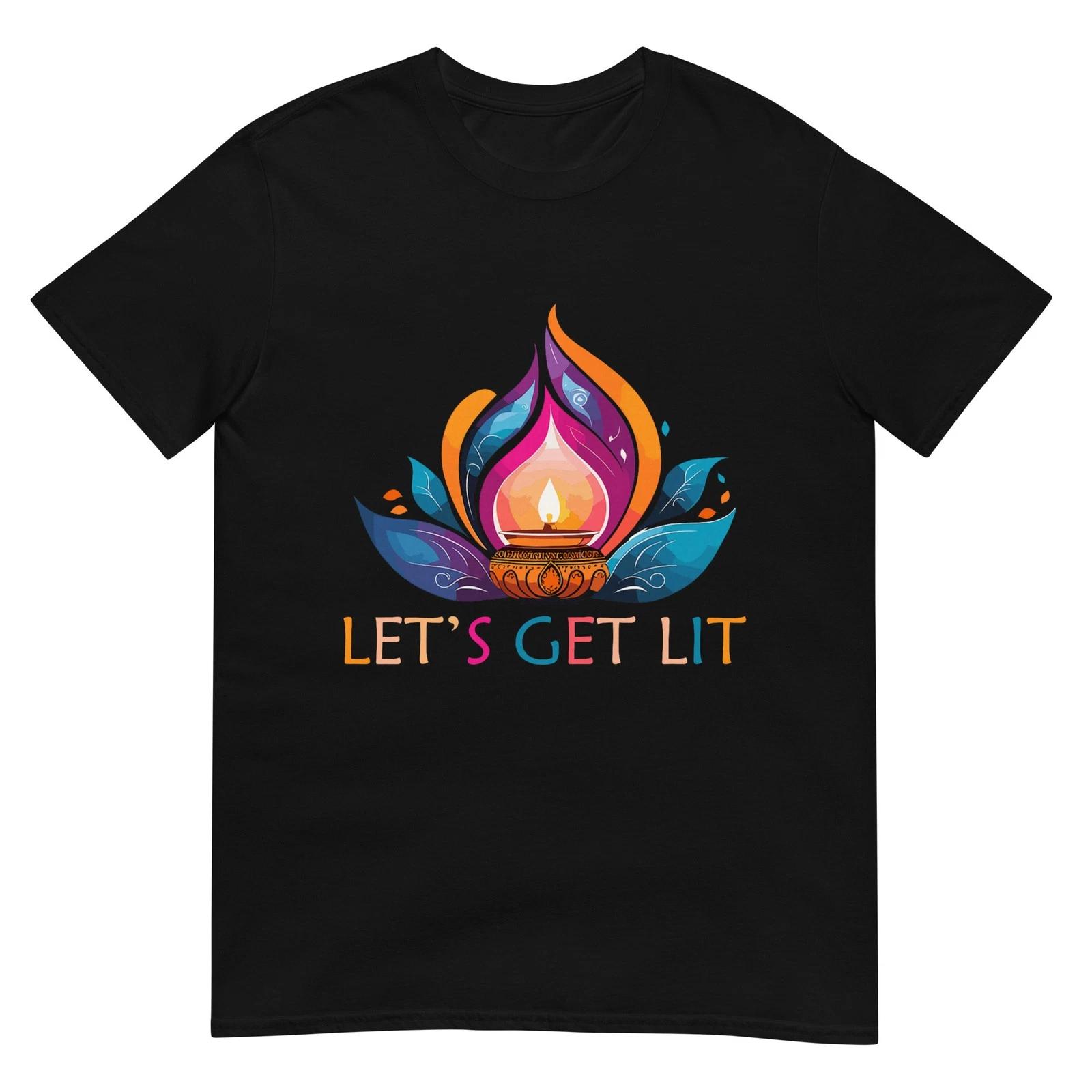 Let s Get Lit Happy Diwali Festival of Light T-Shirt 2XL