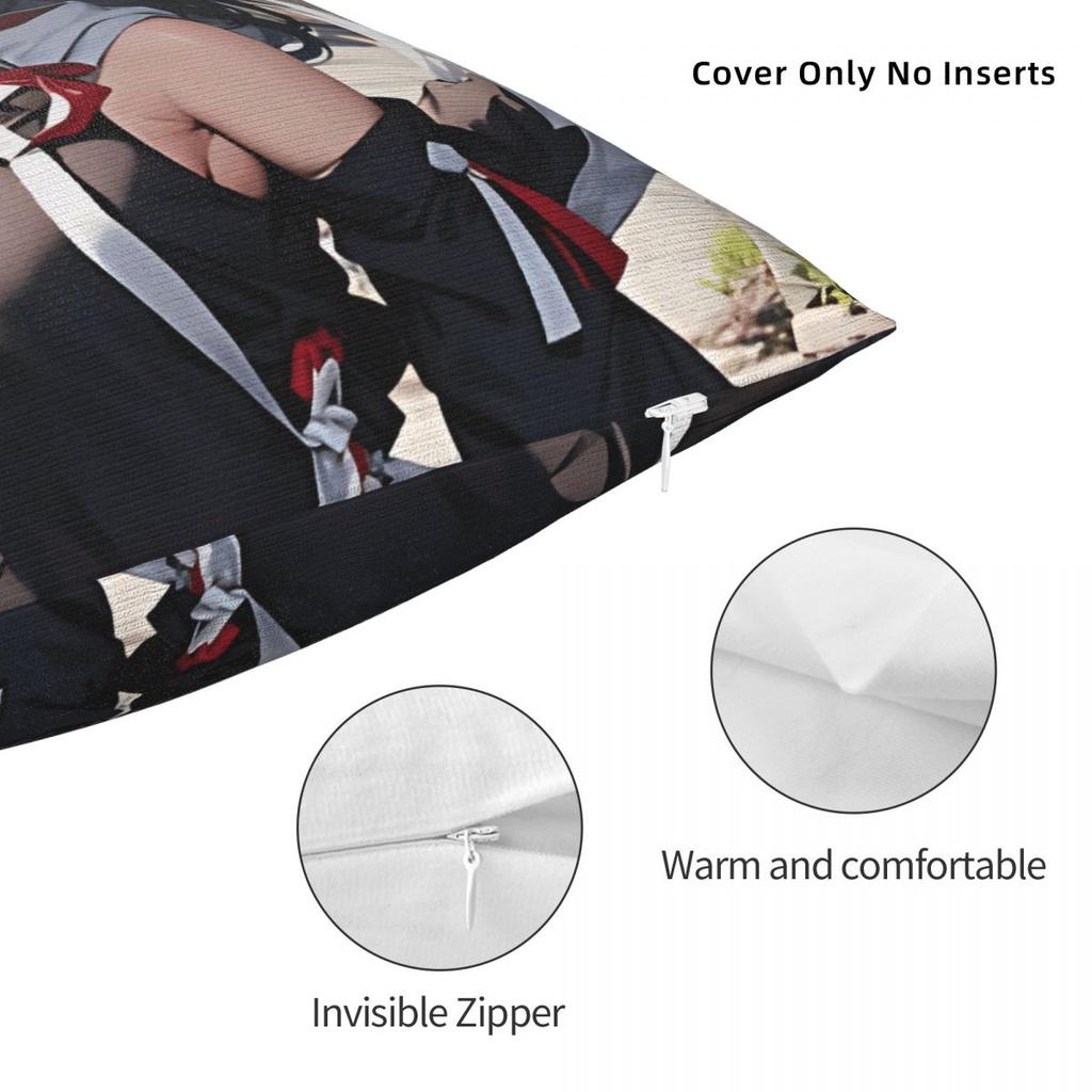 Ookami Mio Pillow Case Cushion Cover Soft Graphic Pillow Cover Morden Pillowcases For Wedding Party Home Decor