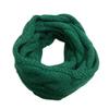 Cachecol Quente de Inverno Para Mulheres À Prova de Vento Elegante Cor Sólida Cachecóis Para Clima Frio Quente Malha Inverno Cachecóis de Laço Circular
