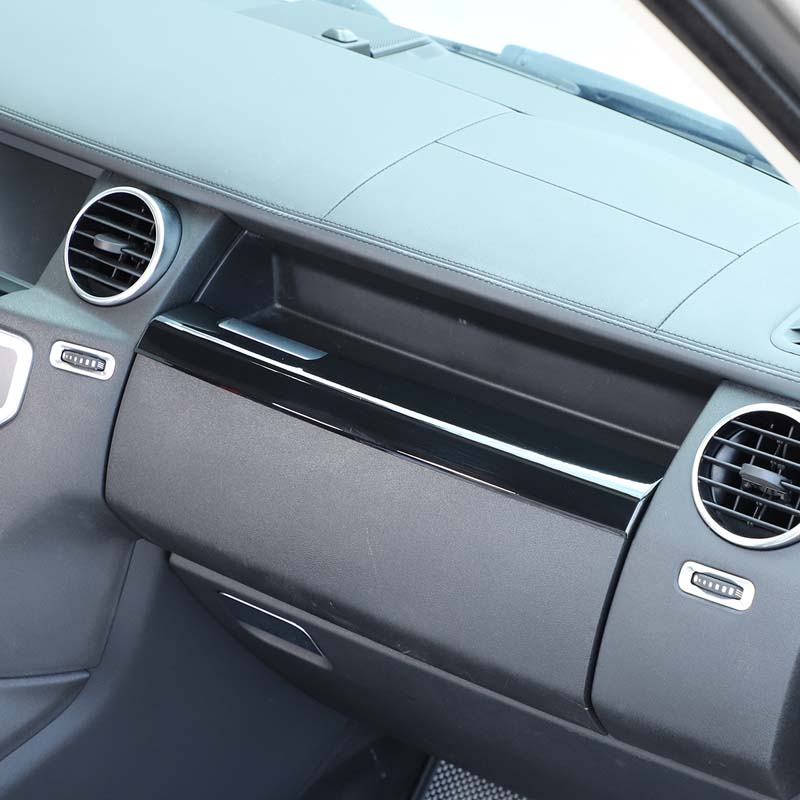 Pour Land Rover Discovery 4 2010-2016 ABS Noir Kit Intérieur Tableau de Bord Console Panneau de Changement de Vitesse Décoration Couverture Garniture Autocollants