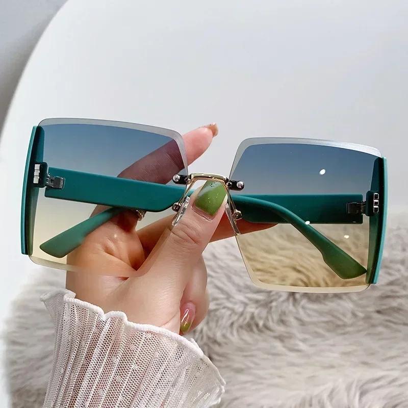 

Classic Square Sunglasses Women Men Minimalist Fashion Female Male Retro Casual Oculos Other