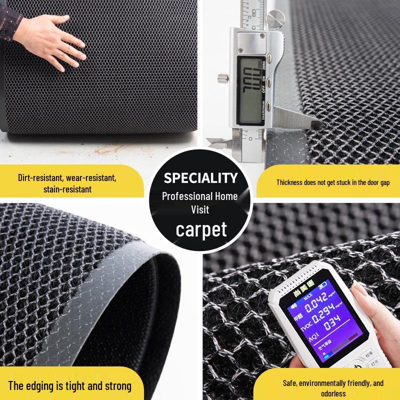 Luxusní protiskluzová elastická vstupní rohožka - Silná, odolná proti opotřebení a nečistotám pro domácí i venkovní použití