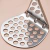 Stainless Steel Potato Masher with Ergonomic Handle Manual Food Crusher for Vegetables Sauces Rust-Resistant Dishwasher Safe Kitchen Tool for Home