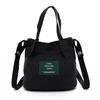 Fashion All-match Girl Mini Crossbody Bag Original Canvas Letter Labeling Shoulder Bag Art Canvas Bag