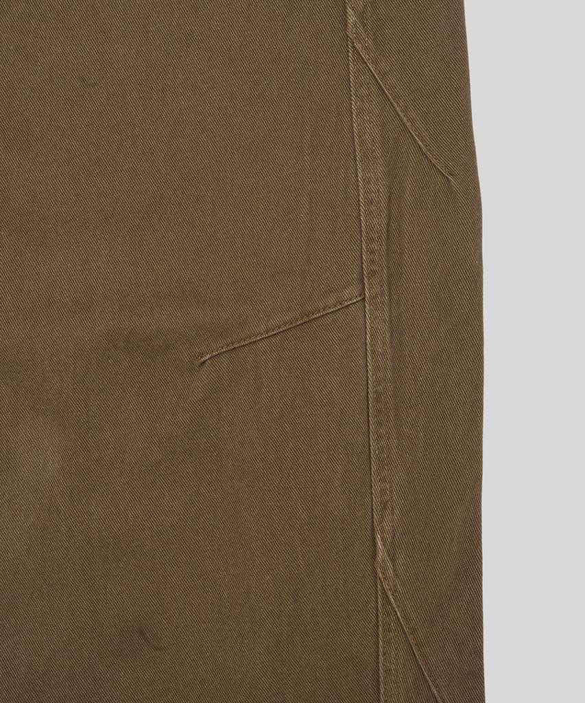 LXT Natural Washed Cotton Wide Straight Pants [Brown]