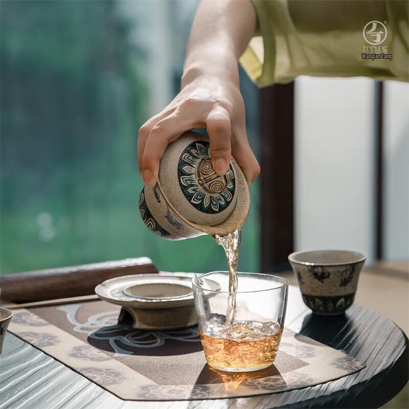 Edenus Dunhuang Flying Apsara Ceramic Tea Set