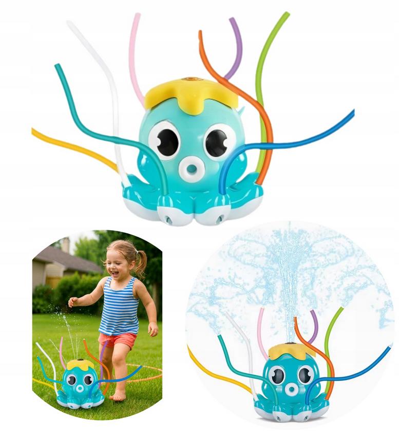 Water toy water sprinkler for children garden fun octopus