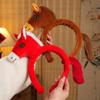 Sweet Mascot Plush Headband Soft Pony Doll Headpiece Creative Horse Hair Hoop Role Play