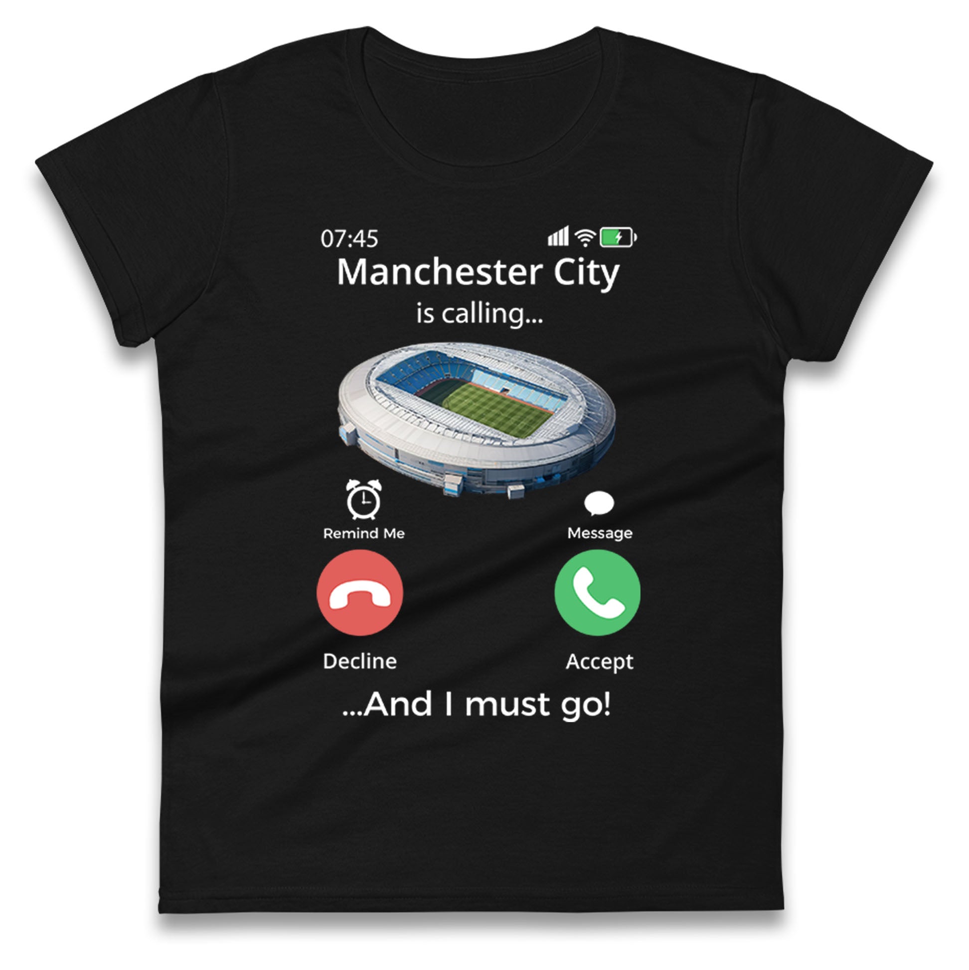 Футбольная футболка Manchester City Женские Топы Футболки Унисекс Manchester City Зовет Топ S