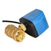 24V Messing Zwei-Draht Elektrisches Kugelhahn, Stromausfall Reset, Normalerweise Geschlossen/Offen, 220 Wasserdicht, 1/2 Zoll.