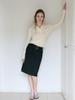 Elssibeui Soft Chevron Collar Knit_Cream