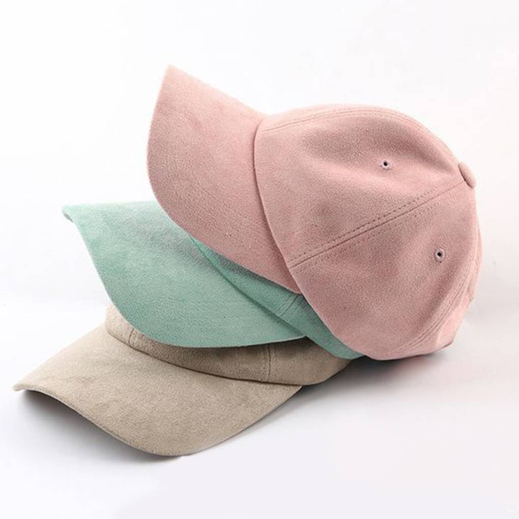 Unisex Adjustable Baseball Cap Men Women Hat Hip\-Hop Pink Black Candy Color Cap Outdoor Climbing Fashion Baseball Cap