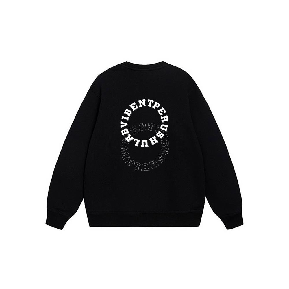 Nike Customizable Outdoor Breathable Urban Commuter Versatile Logo Round Neck Sweatshirt Unisex Sweatshirt Black BV2667-010(TEAM1061-3.3.13)