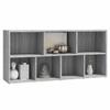 Bookshelf Gray Sonoma 50x25x106 Cm