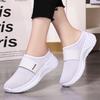 Shoes women's large size women's shoes bag head half tray flat shoes fly woven breathable casual shoes slippers single shoes