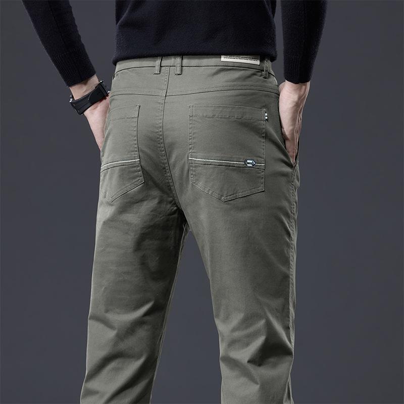 2024 Spring And Autumn New Business Casual Pants Men'S Straight Tube Loose Men'S Pants Western Pants Work Long Pants