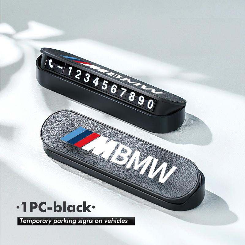 Car Temporary Parking Phone Number Digital Moving Number Plate For BMW M Performance Alpina M3 M5 M6 X1 X3 X4 X5 G20 OZ3