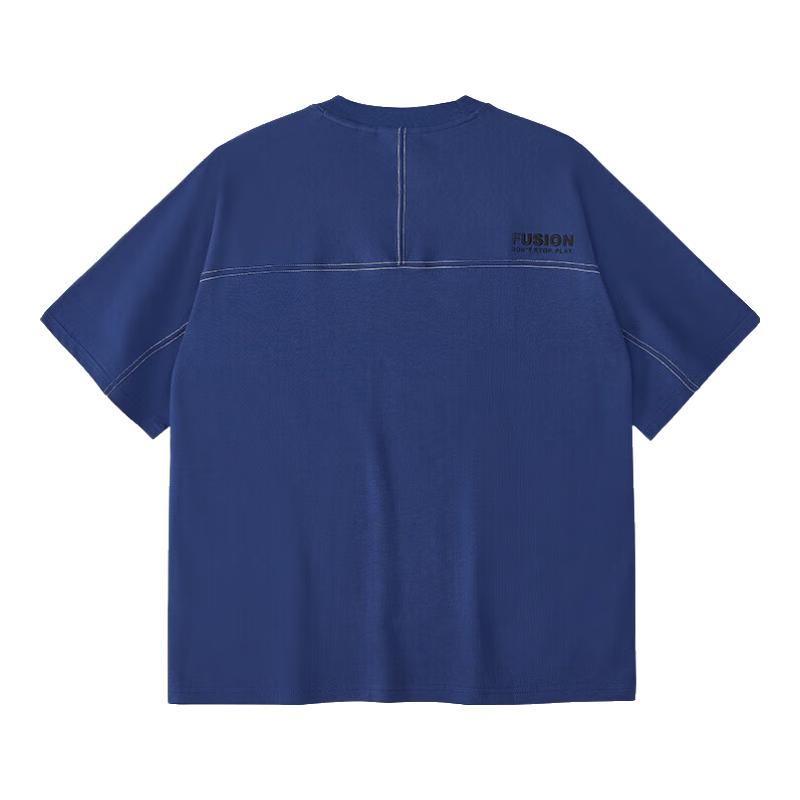 FILA FUSION Men s Logo Cotton Loose Short Sleeve T-shirt M