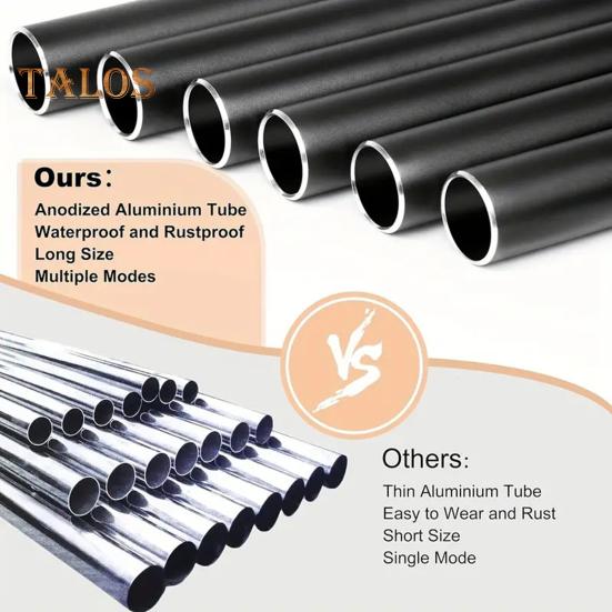 Retro-Windspiel mit 6 Aluminiumröhren und S-förmigem Haken, natürliche, beruhigende Melodie, Vintage-Windspiel für Garten, Terrasse, Außenbereich, zum Aufhängen, Windglocken-Dekoration