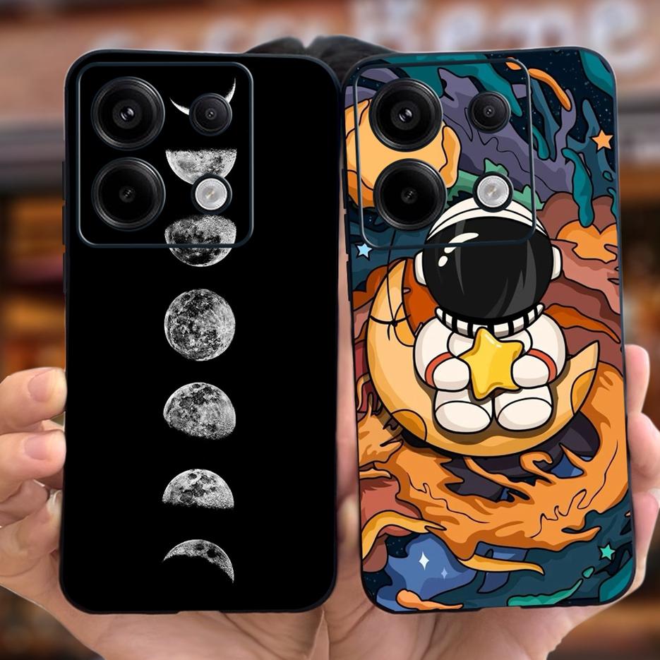 For Xiaomi Redmi Note 13 4G Case Cute Fashion Cartoon Cover Soft Silicone Phone Case For Redmi Note 13 Pro Plus Note13 5G Bumper