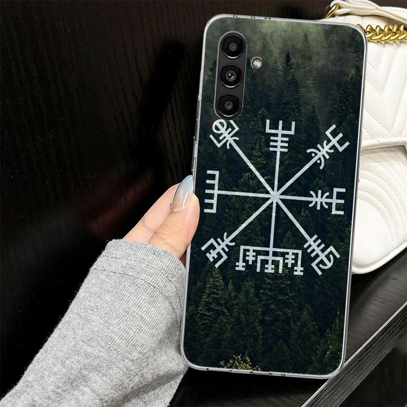 Nordic Norse Case for Samsung A17 A16 A56 A36 A26 A15 A55 A35 A25 A14 A54 A34 A24 Phone Cover A13 A53 A33 A23 A05S A04S