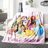 Custom Name Princesses Together Blanket for Couch & Bed, Plush Cozy Fuzzy Blanket Super Soft & Warm Blankets for Fall and Winter. 0908120