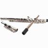 Enhong 16-Hole C Key Flute, Nickel-Plated Cupronickel, Thanksgiving Day Gift Set for Beginners, Advanced Players, and Music Enthusiasts (Silper)