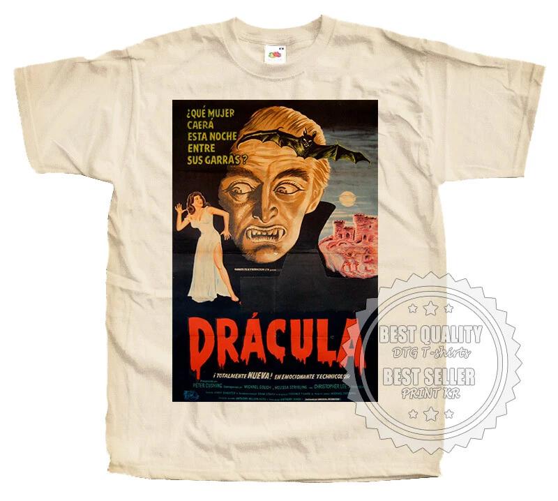 

DRACULA Vampire Poster T SHIRT Tee Ver16 Natural Vintage all sizes S to 5XL 3XL