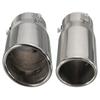 Punta Universale per Tubo di Scarico Auto Silenziatore Acciaio Inox Finitura Tubo di Coda Veicolo Auto Ricambi