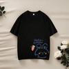 Heavyweight 220g Children's Combed Cotton Cartoon T-Shirt - Short Sleeve, Casual Trendy Top for Boys and Girls