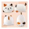 JEMA Body Pillow Marshmallow Cat Sleeping Pillow Cushion Stuffed Toy Chewy Fluffy Soft Cute Gift White 40CM