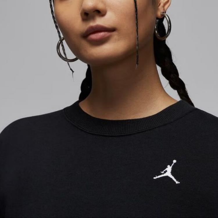 Nike Comfort Casual Versatile Long Sleeve Sweatshirt Women Sweatshirt Black HJ1354-010