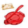 Tortilla Press Tortilla Maker Homemade Tortilla Pie Heat-Resistant Dish Heavy Duty Corn Tortilla Press Kitchen Gadget Baking Kitchen Cafe Use (Red)