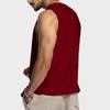 Men's Summer Sun Cotton Vest, New Solid Color Sleeveless Tank Top, Loose Casual Athletic Cami for Men