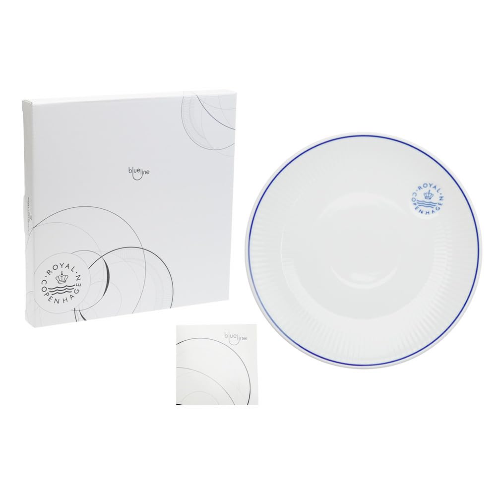 [Officially Imported] ROYAL COPENHAGEN Blue Line Coupe Plate, 19cm, Wedding Gift, Product Number 1058884