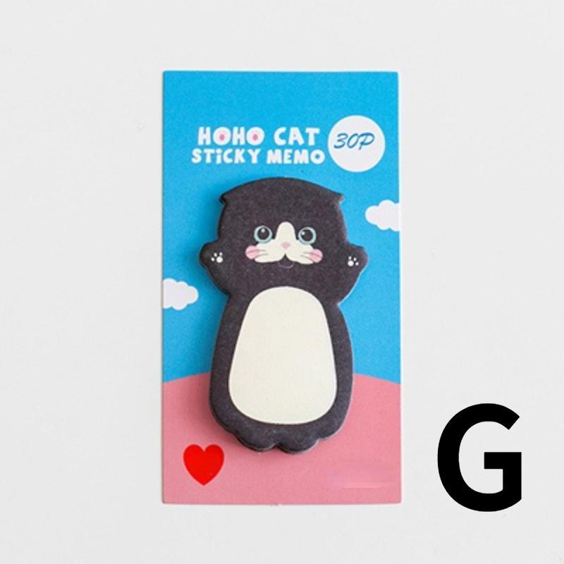 1 db Cute Cat sorozat öntapadós cetlik diáküzenet matrica N Times jegyzettömb Scrapbooking iskolai címke levélpapír