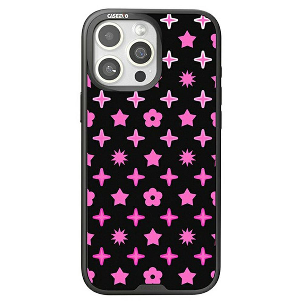 CASEEVO For iPhone 14 Pro Max Case Compatible with MagSafe TPU Acrylic Cover with Interchangeable Dots Backplate
