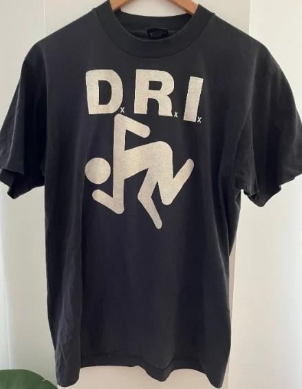 

D.R.I.. Dirty Rotten Imbeciles рок-группа черная футболка с коротким рукавом S-5XL Унисекс футболка L