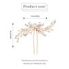European & American Pearl Bridal Updo Hairpins – White U-shaped Wedding Accessories