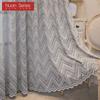 1PC Nuan Series Classic and Versatile Tulle Triangle Pattern Translucent Jacquard Sheer Curtain for Living Room Bedroom Balcony Window Home Decor
